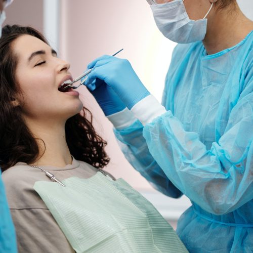 regular checkup with dentist